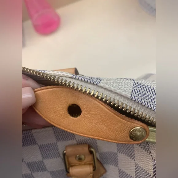 Speedy 30 Damier Azur Louis Vuitton - Picture 13 of 14